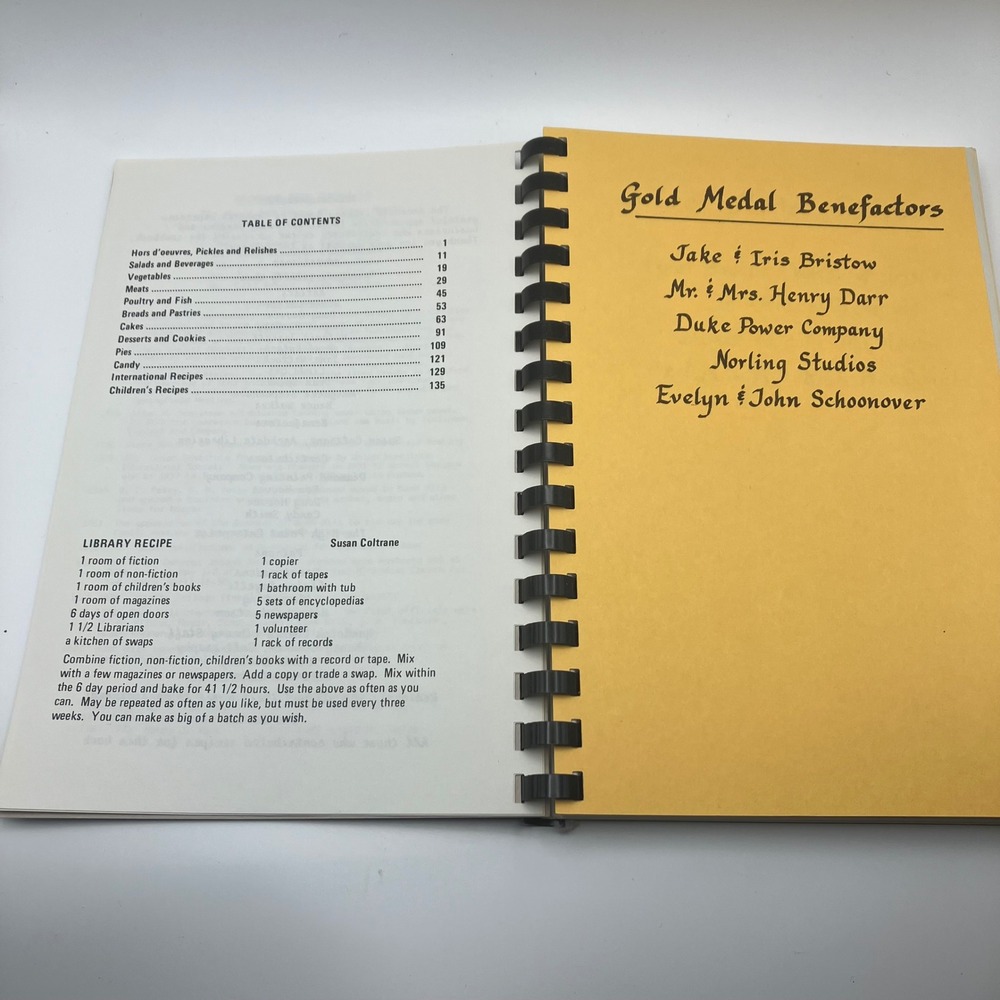 Archdale‎ Trinity Commemorative Cookbook Bush Hill 1986 Recipes Vintage Southern - Picture 5 of 9